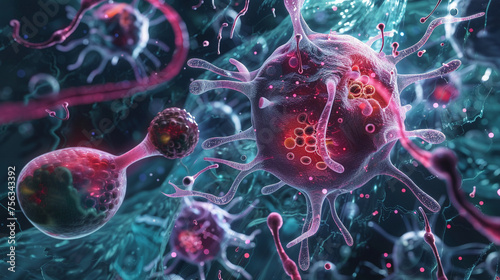 Nanobots in medicine target and repair cells