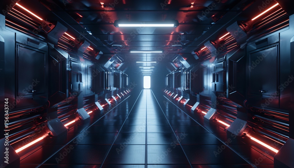 Fototapeta premium The Future is Here A Glimpse into the Past Generative AI