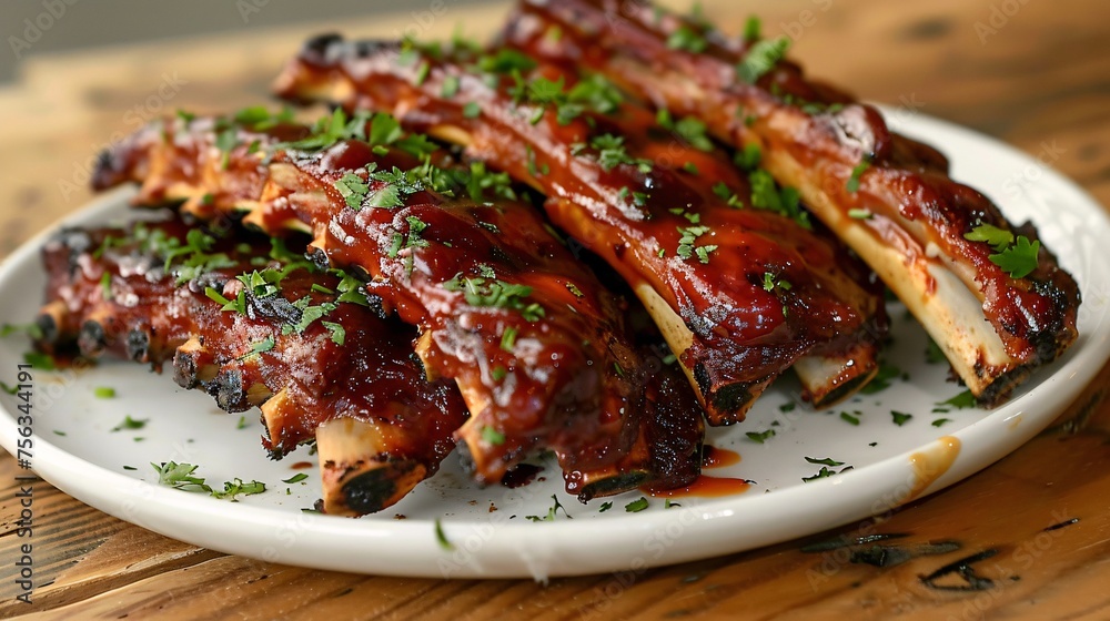 Sizzling Summer Ribs A Tasty Treat for Your Next Barbecue Bash Generative AI Sizzling Summer Ribs A Tasty Treat for Your Next Barbecue Bash Generative AI