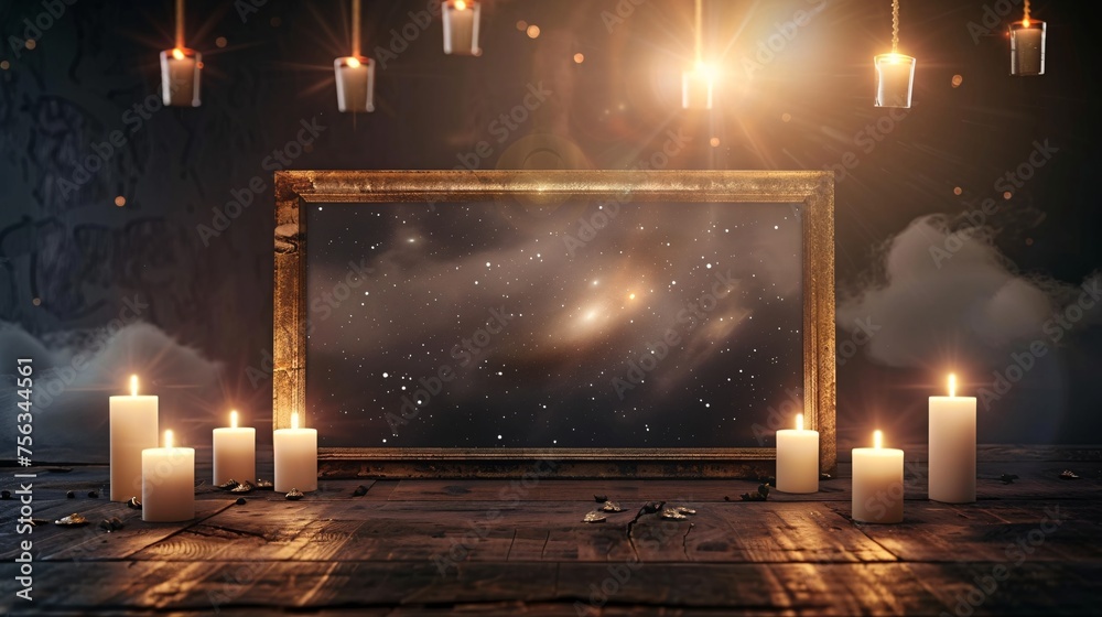 Galaxy Glow A Celestial Nighttime Experience Generative AI