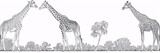 Giraffe in the Wild A Monthly Celebration of Nature's Wonders Generative AI