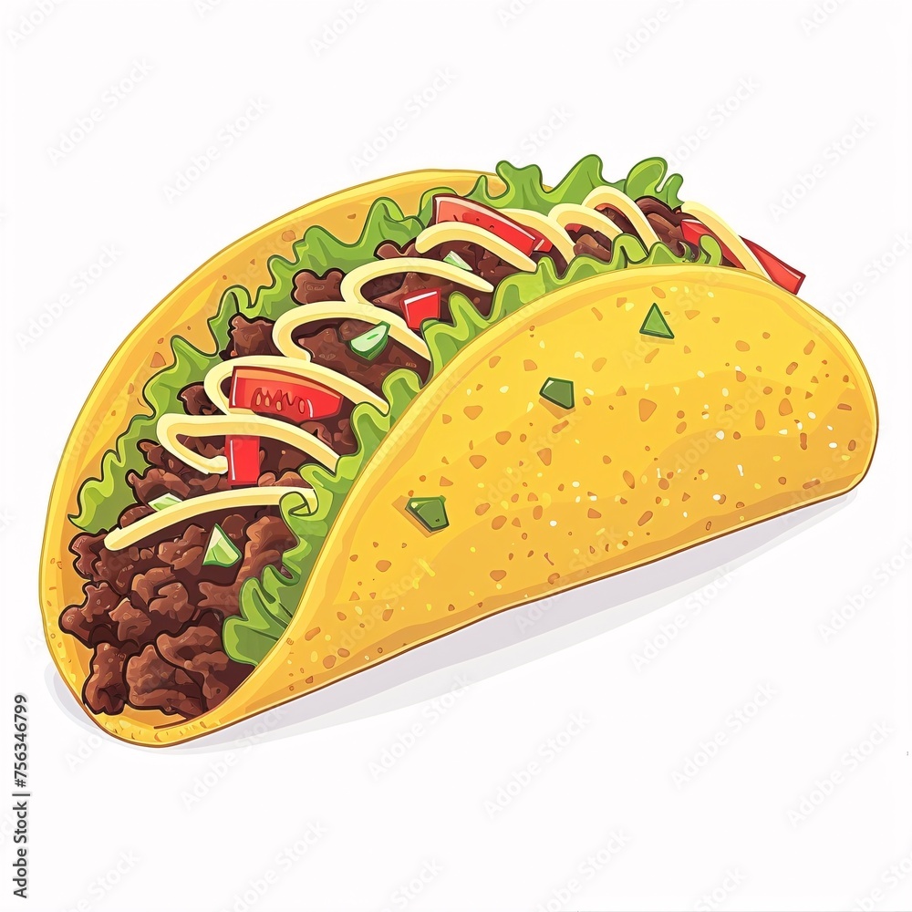 Taco Tuesday A Delicious Burrito with Fresh Ingredients Generative AI Taco Tuesday A Delicious Burrito with Fresh Ingredients Generative AI