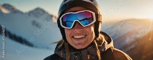snowboarder in the mountains