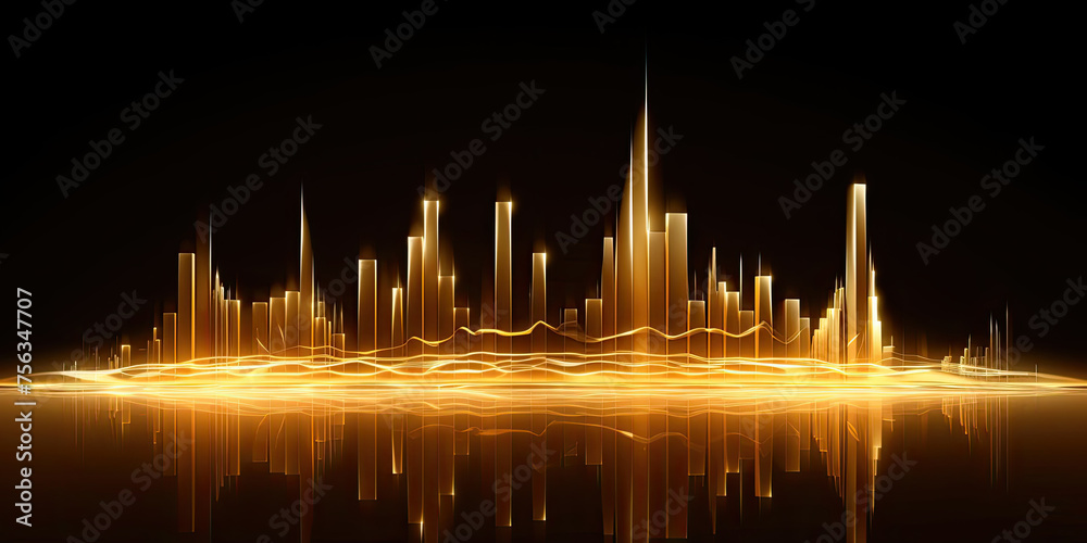 Dark Visualization of a Sound Wave
