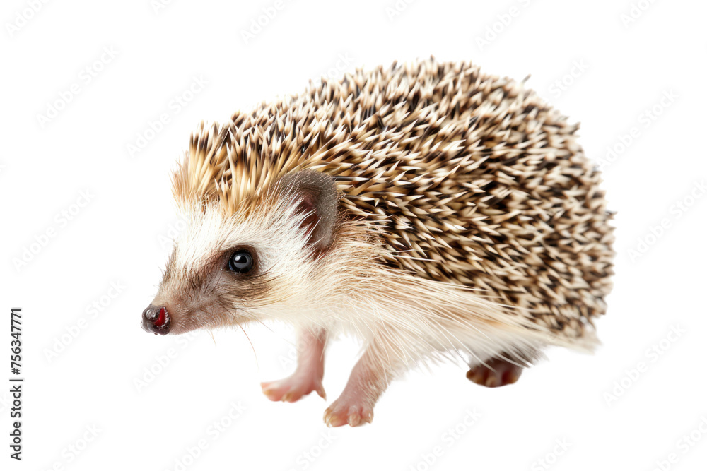 pygmy hedgehog cute pets Stopping walking Has beautiful striped fur pygmy hedgehog cute pets Stopping walking Has beautiful striped fur