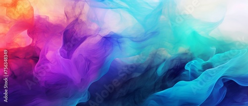 Modern Abstract Organic panorama wallpaper background, bright colors, silk, ultra-resolution, amazing detail, banner Design, Elegant, wave background for document present photo