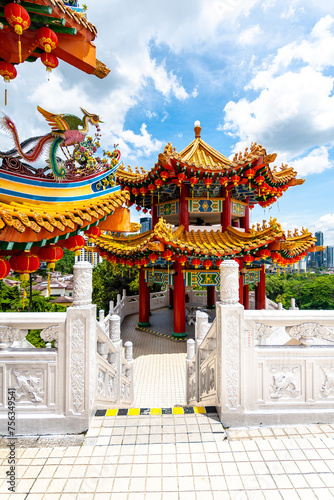 Canvas Print views of chinese thean hou temple in kuala lumpur