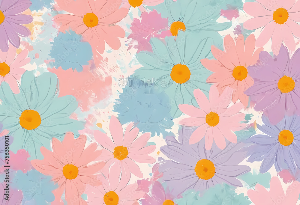 seamless floral background