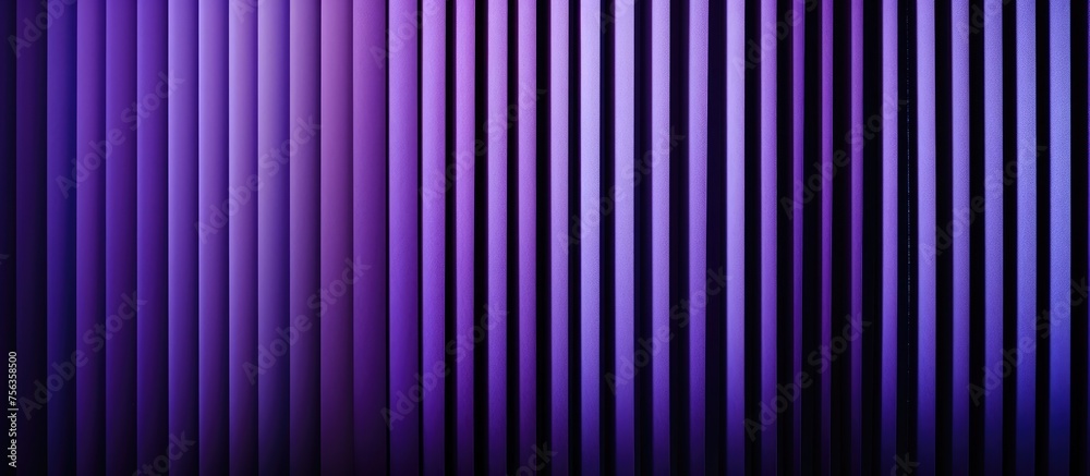 Close-up photo of vertical purple blinds accentuates texture and color gradient Close-up photo of vertical purple blinds accentuates texture and color gradient