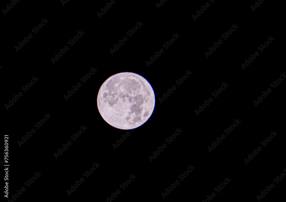 Obraz premium full moon rising