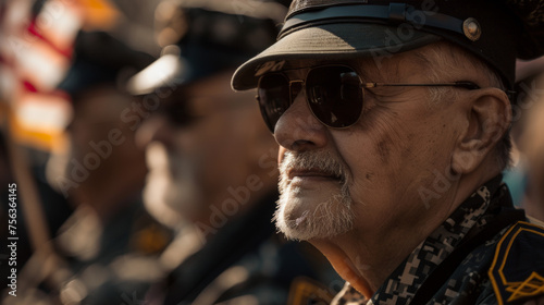 Portraying the Quiet Dignity of Veterans in a Powerful Close-Up Shot