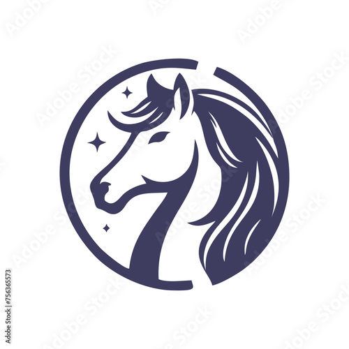 Horse logo concept vector ready to use. Horse logo template