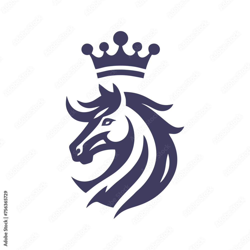 Obraz premium Horse logo concept vector ready to use. Horse logo template