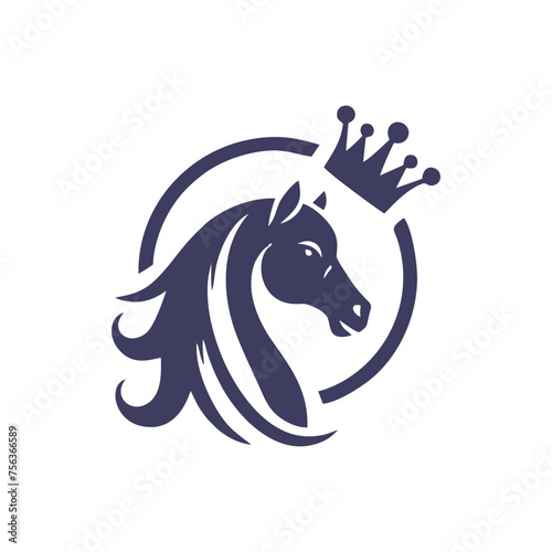 Fototapeta Naklejka Na Ścianę i Meble -  Horse logo concept vector ready to use. Horse logo template