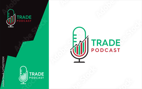 Podcast Market Logo vector