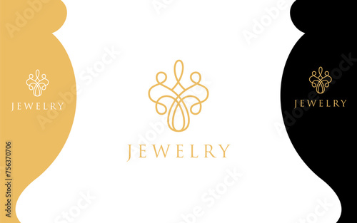 Jewelry Modern logo vector