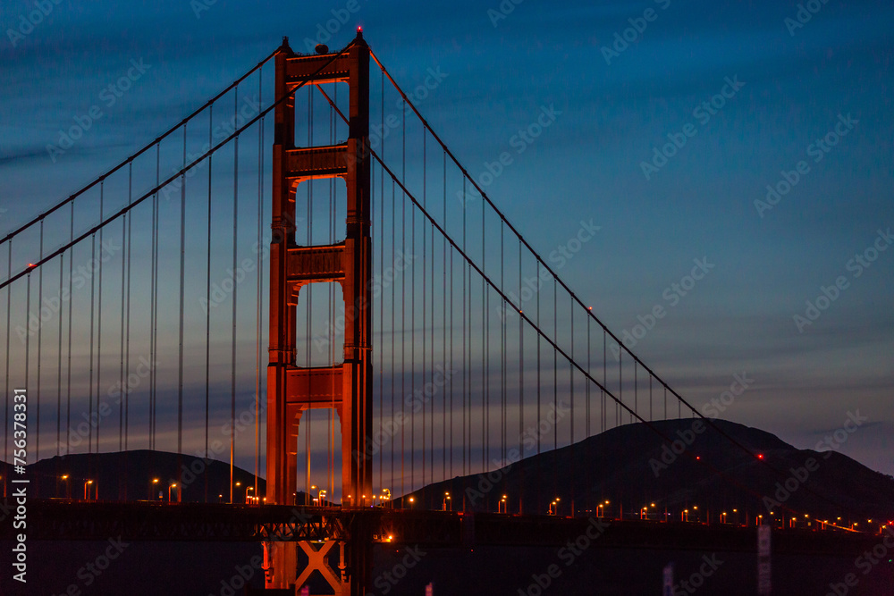 Great Golden Gate Bridge, San Francisco, California, USA