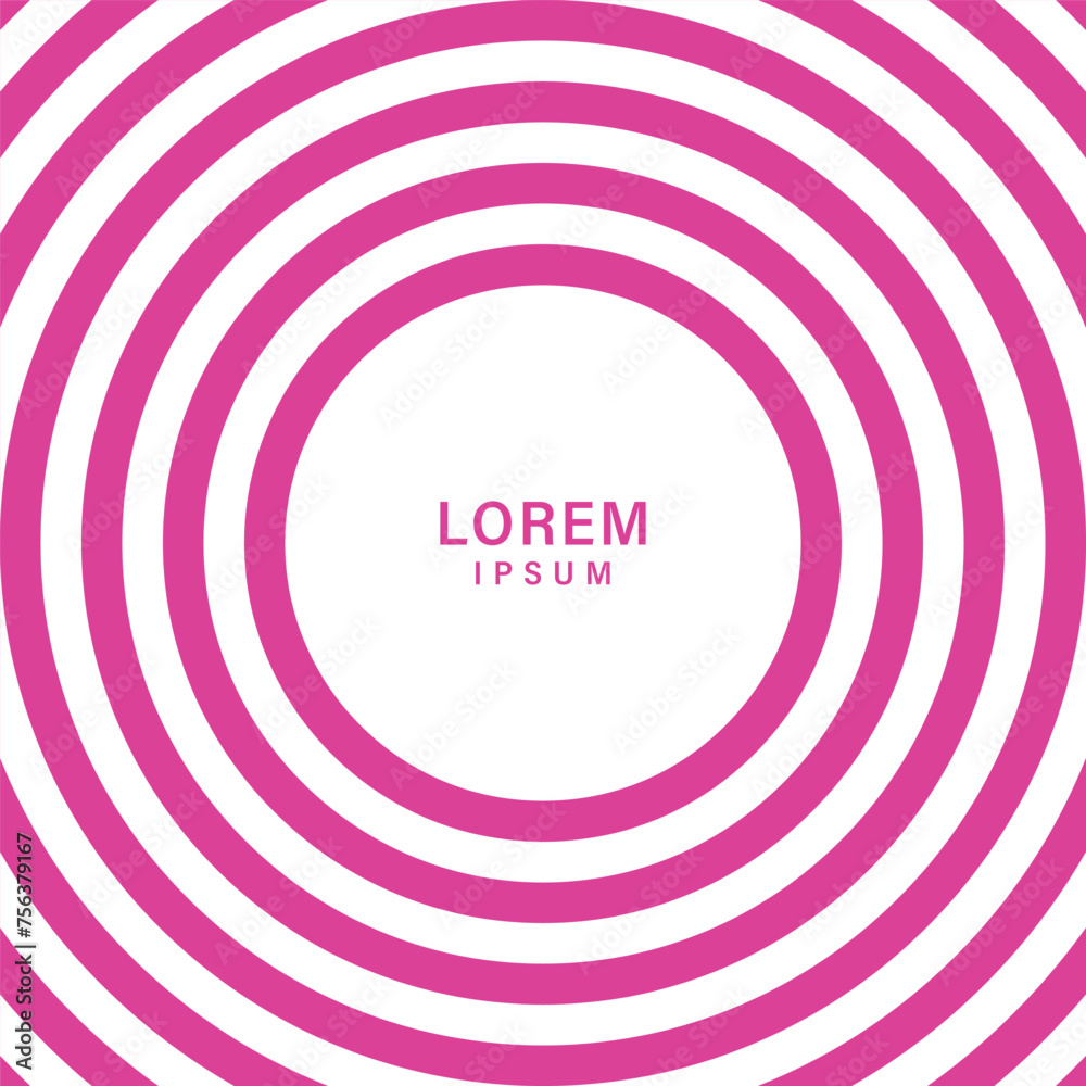 Abstract background with circles. White and pink circles background. Pink strips vector background with copy space for text Abstract background with circles. White and pink circles background. Pink strips vector background with copy space for text