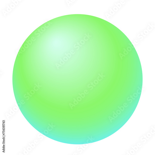 rond dégradé vert texturé