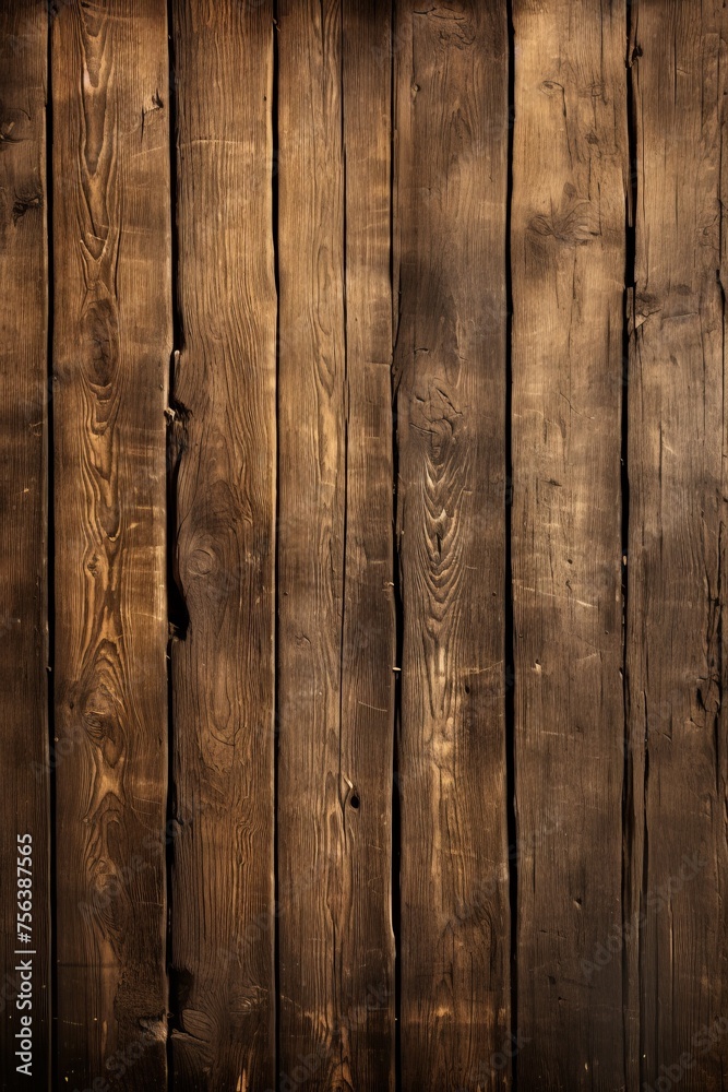 Fototapeta premium Old wooden fence planks background