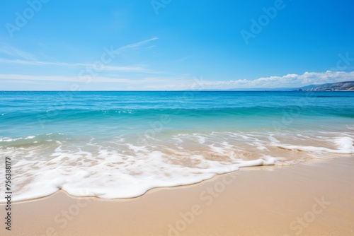 Beach with turquoise water and white sand