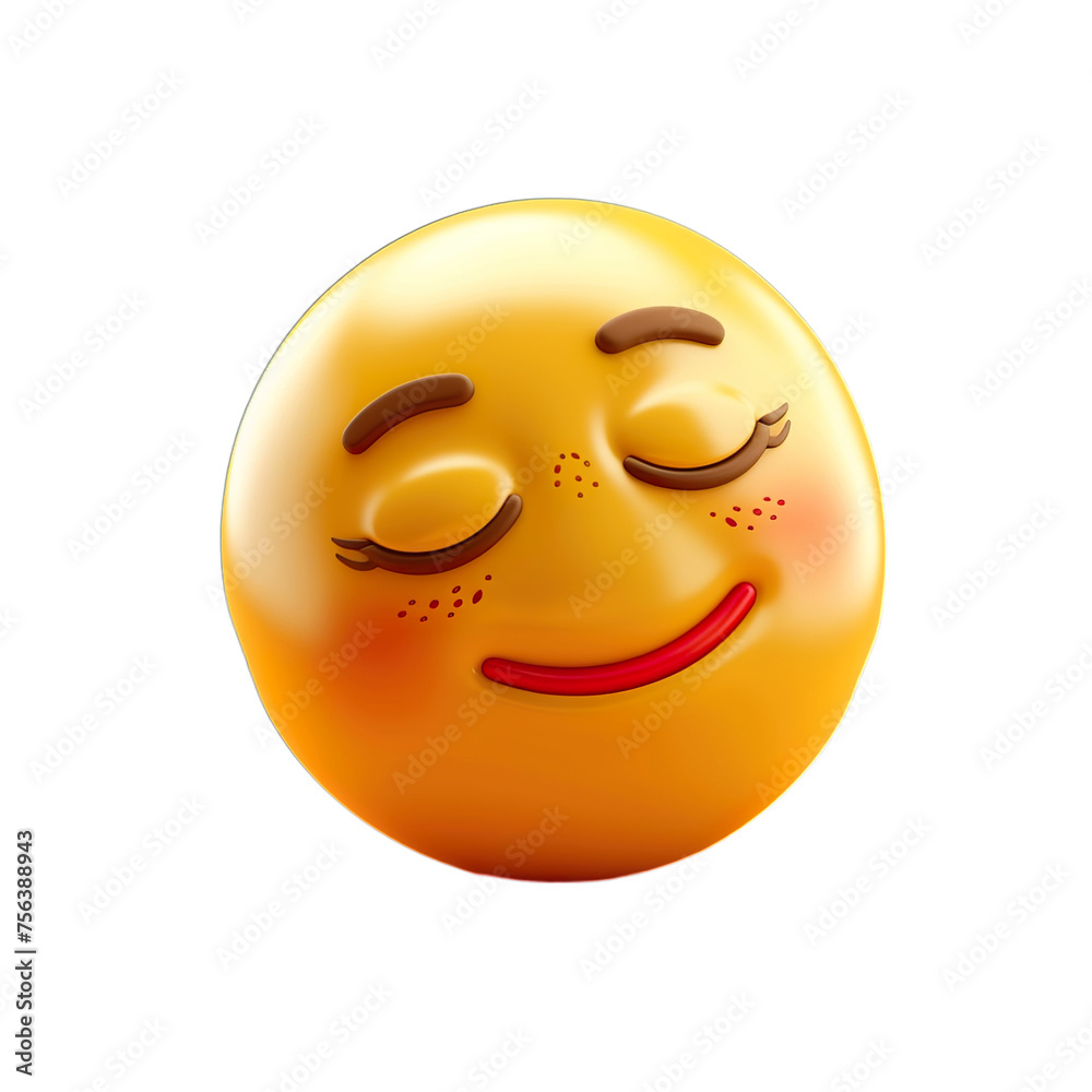 Fototapeta premium 3d smiley face