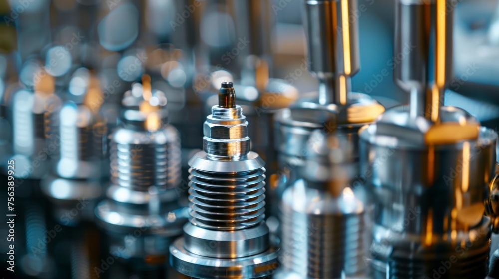 The mechanic carefully removed the worn spark plug from the car engine during routine maintenance, checking for damage on the metal coil and purchasing replacement parts for repair. The mechanic carefully removed the worn spark plug from the car engine during routine maintenance, checking for damage on the metal coil and purchasing replacement parts for repair.