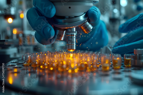 scientist working in laboratory