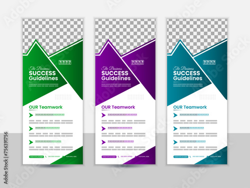 Wallpaper Mural Professional roll-up banner design template for marketing agency Torontodigital.ca