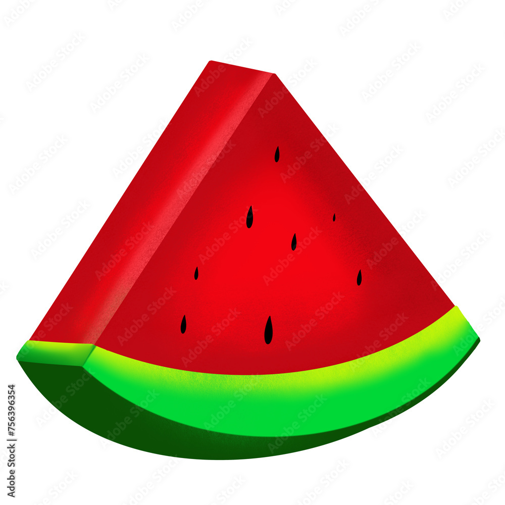 Watermelon Slice - Summer fruit - Beach Watermelon Slice - Summer fruit - Beach