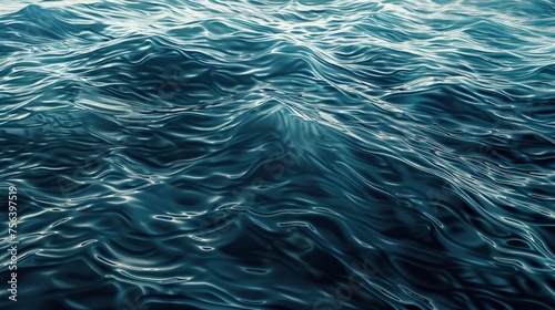 A tranquil yet dynamic texture of sea water, capturing the serene and endless motion of the ocean's surface.