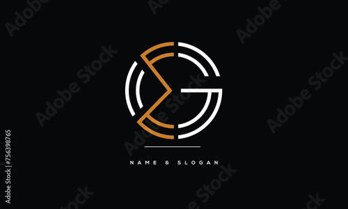GM, MG, G, M, Abstract Letters Logo monogram