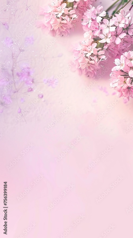 mother's day holiday greeting design with carnation flower bouquet on pastel pink and blue vertical background. mother's day holiday greeting design with carnation flower bouquet on pastel pink and blue vertical background.