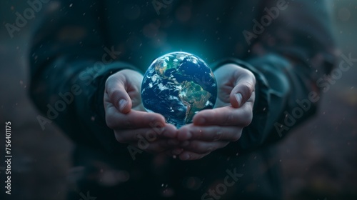 Earth in the palm of your hand