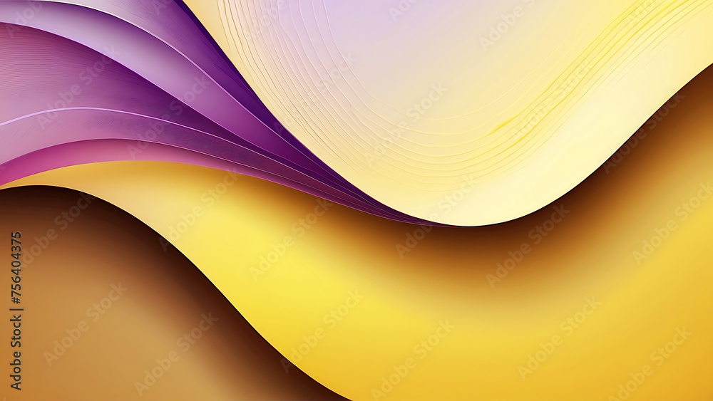 Abstract yellow and purple background illustration with shades of lilac fluid color Abstract yellow and purple background illustration with shades of lilac fluid color
