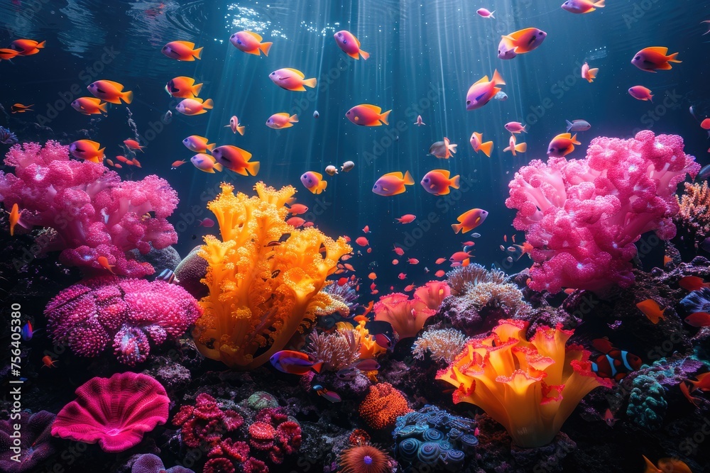 Fototapeta premium the most stunning underwater scene professional photography