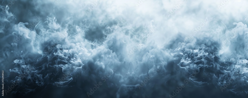 Dry ice smoke clouds fog overlay for mystical effect.