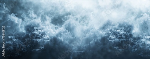 Dry ice smoke clouds fog overlay for mystical effect. © vadymstock