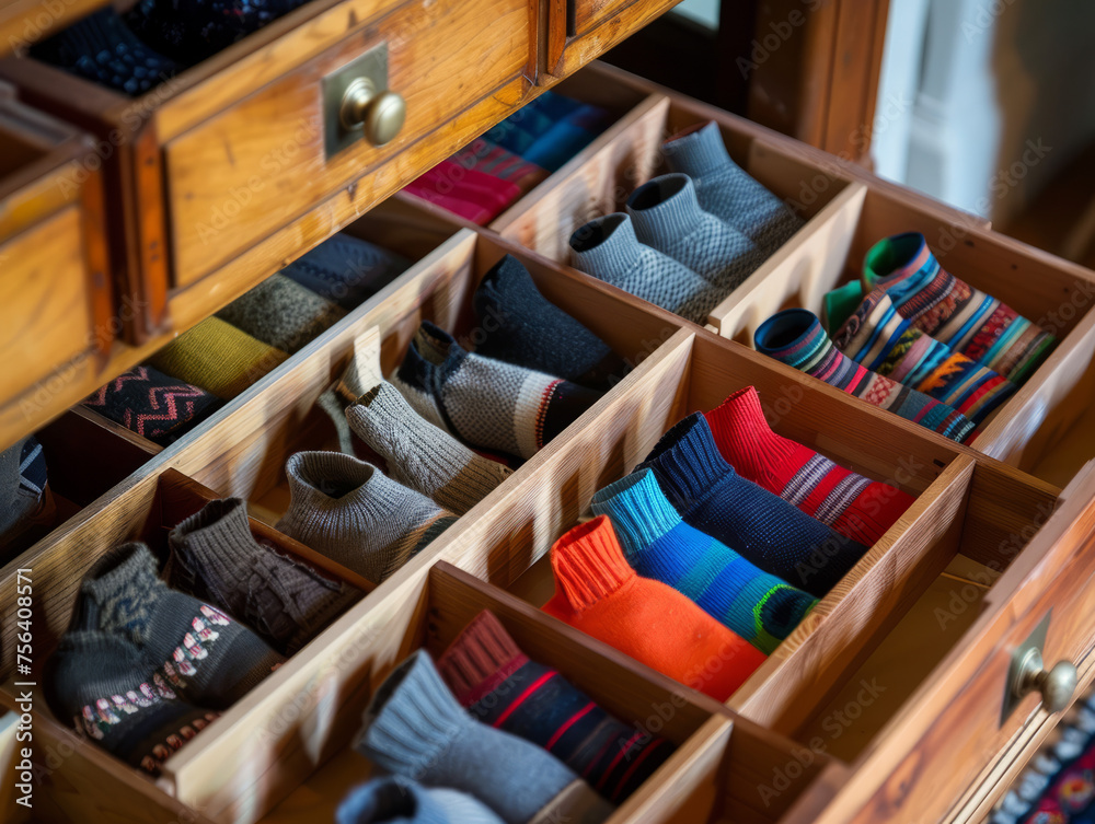 organized sock drawer with various patterns fashion organized sock drawer with various patterns fashion