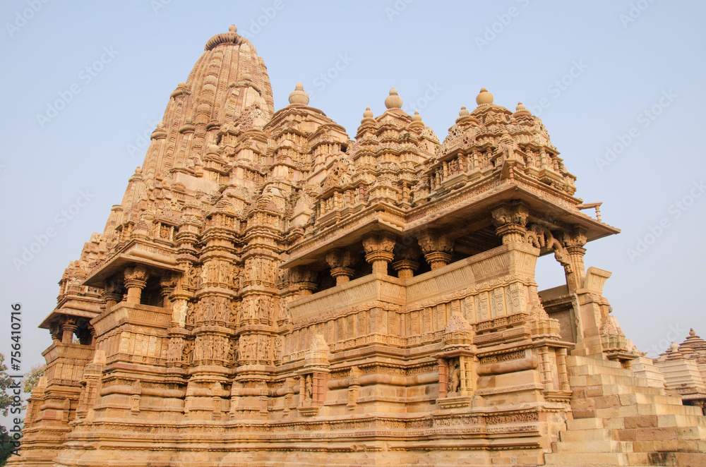 Kandariya Mahadeva temple, dedicated to Lord Shiva, western group of monuments, Khajuraho, Madhya Pradesh, India, Asia.