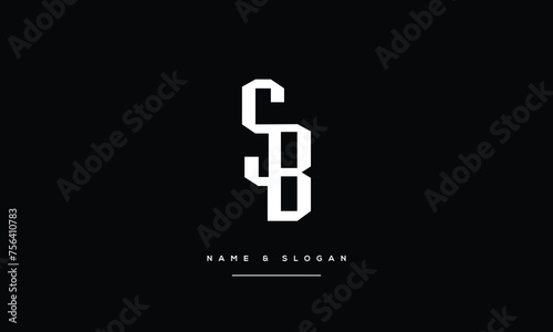 SB, BS, S, B, Abstract Letters Logo Monogram