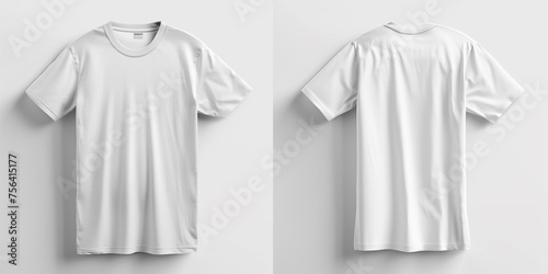 t shirt mockup on white background