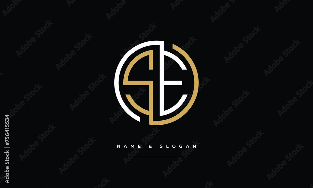 SE, ES, S, E, Abstract Letters Logo Monogram SE, ES, S, E, Abstract Letters Logo Monogram