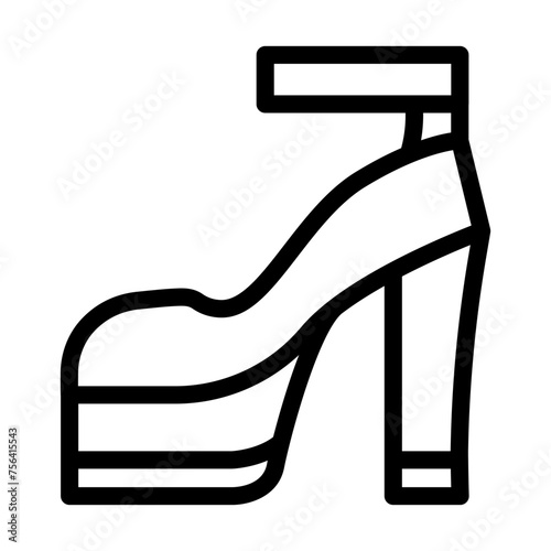 trance disco party line icon vector. trance disco party sign. isolated contour symbol black illustration