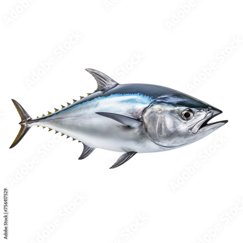 A tuna fish isolated on transparent background