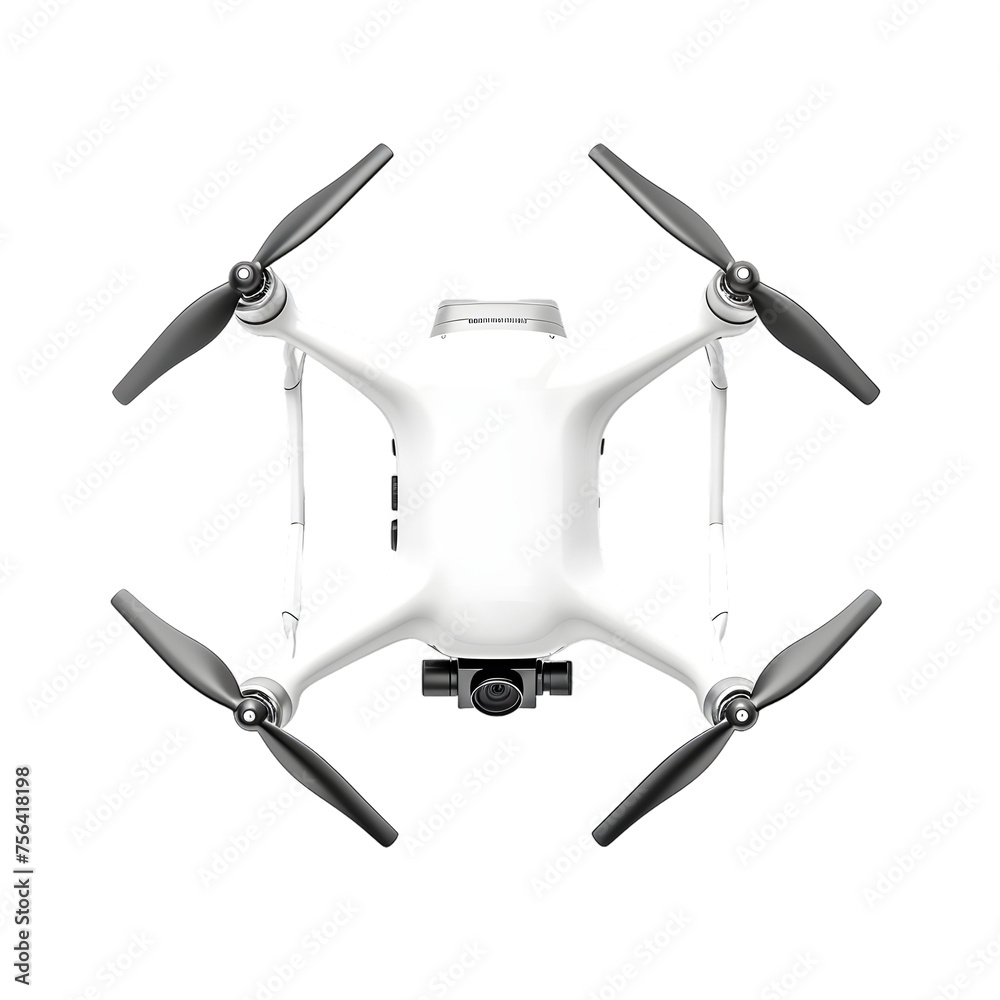 drone mockup, blank, isolated on white or transparent background drone mockup, blank, isolated on white or transparent background