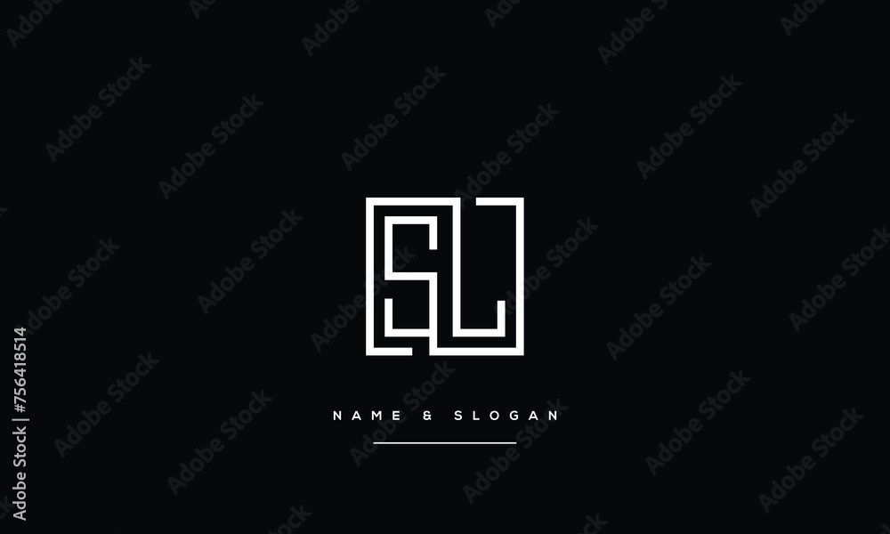 SL, LS,S , L, Abstract Letters Logo monogram SL, LS,S , L, Abstract Letters Logo monogram