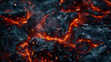 Close-up of lava texture