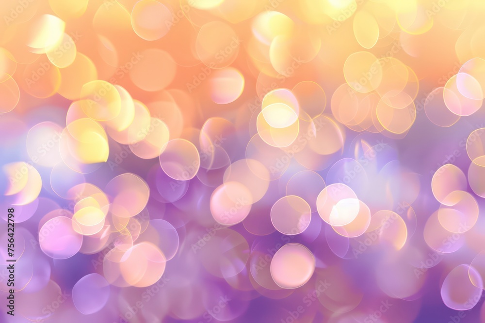 abstract lights bokeh christmas background with stars