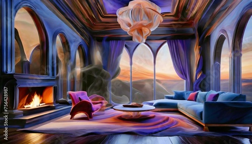 interior of a restaurant